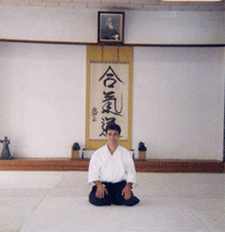 El Sensei Ishana Pérez cuando residía en Japón