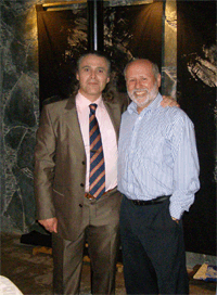 El Sr. Fernando Ruiz Bry y el Sensei Ishana Pérez