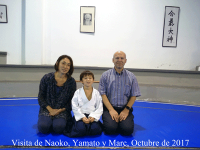 Visita de Naoko, Yamato y Marc, Octubre de 2017